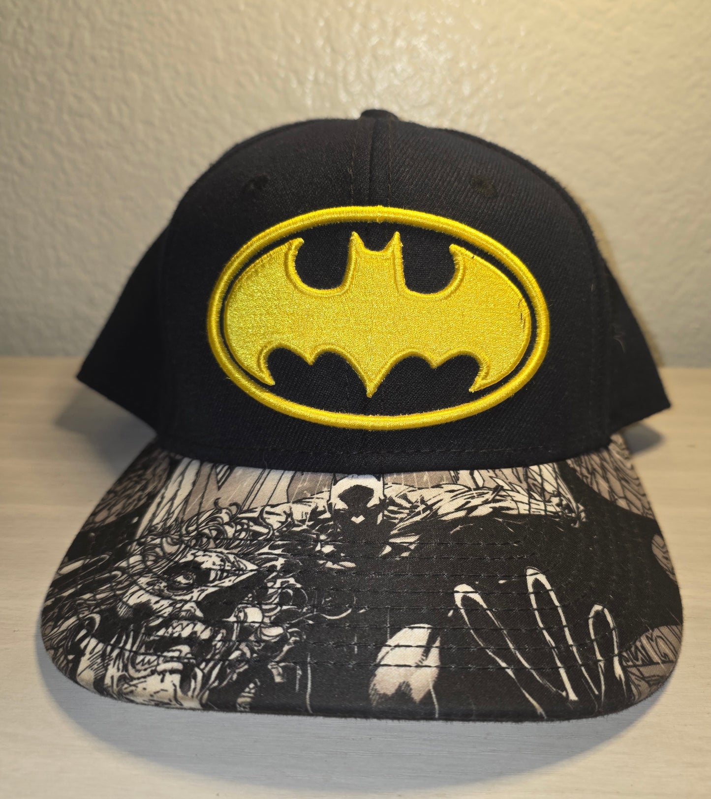Batman black snapback hat