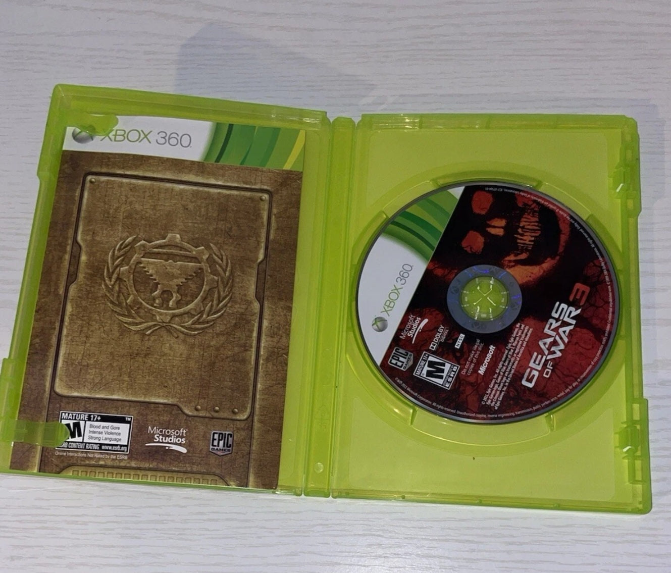 Gears of War 3 Xbox 360