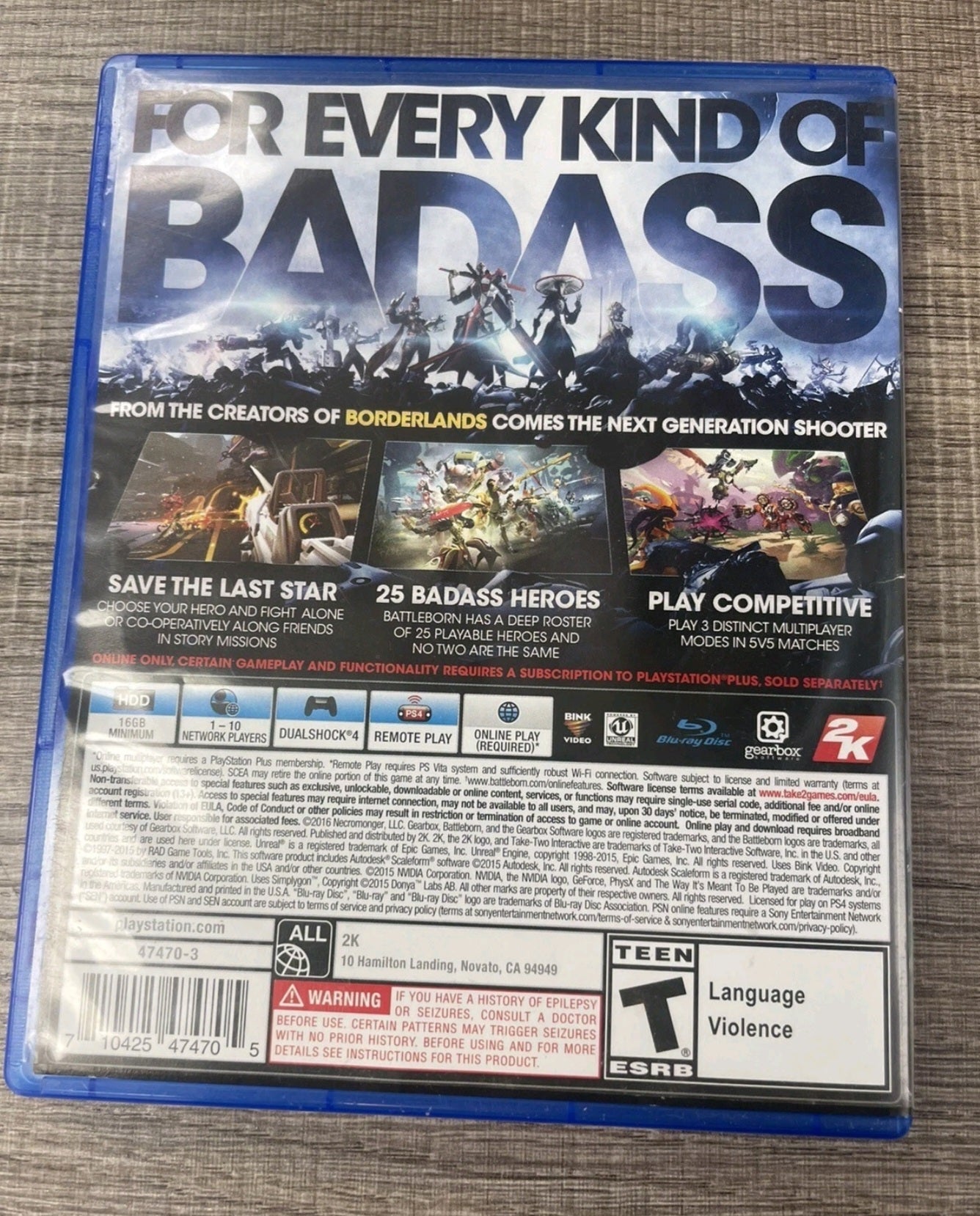 Battleborn Sony PlayStation 4