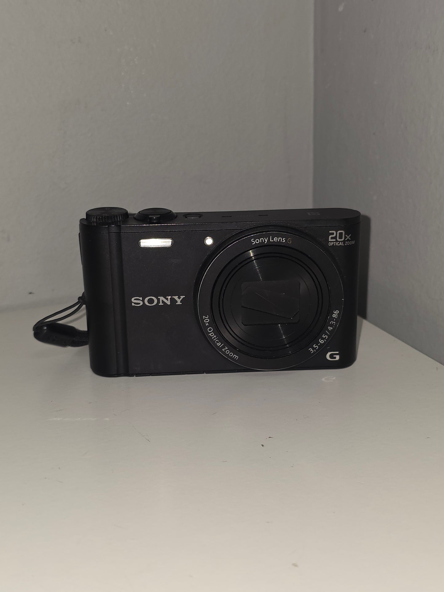 Sony Cyber-Shot WX350 18.2MP Digital Camera - Black With Battery