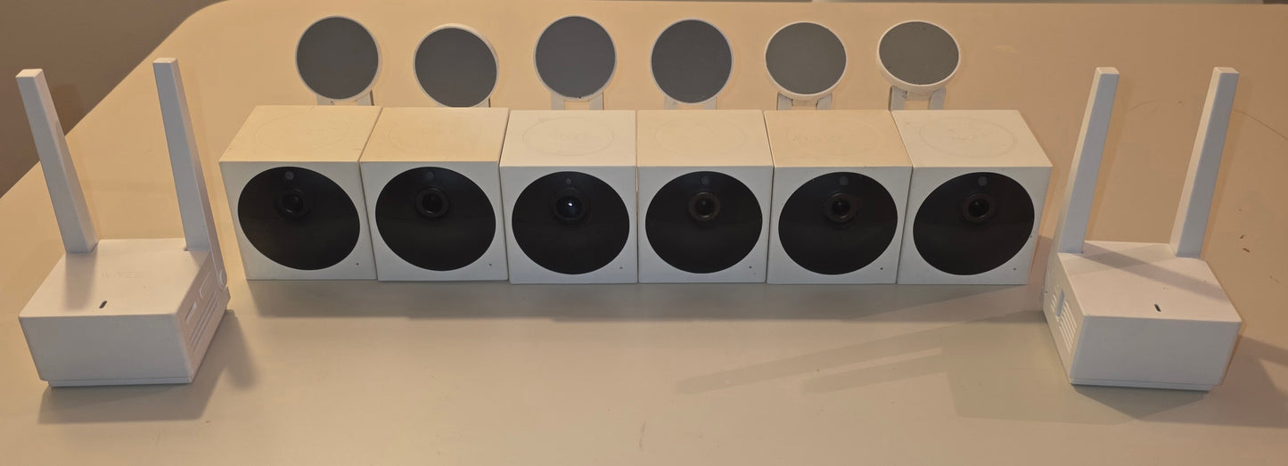 6 Wyze Cam Camera Lot Untested Units + Parts Home Security Outdoor Indoor