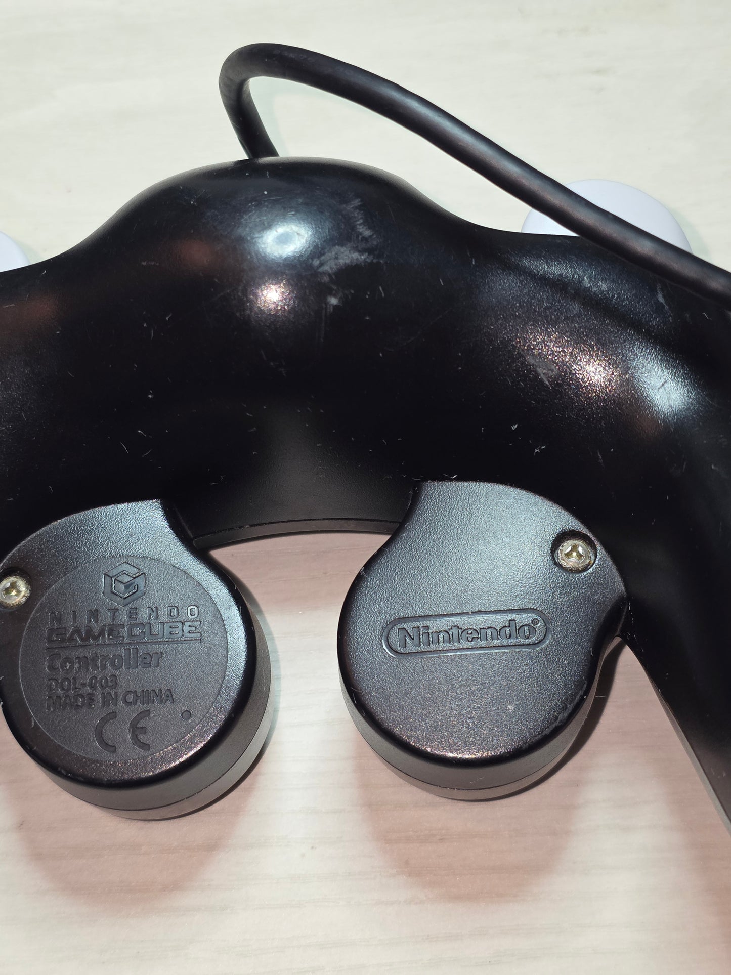 Nintendo GameCube Controller Black OEM Original DOL-003 - Toggle Wear - Tested