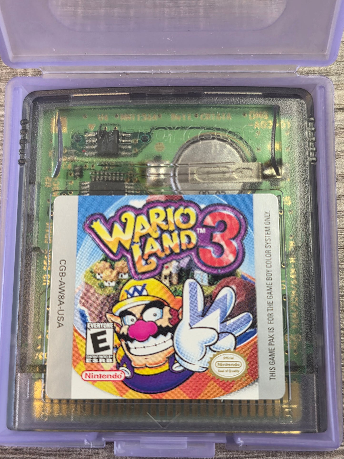 Wario Land 3 Cartridge Only (Nintendo Game Boy Color, 2000) Tested