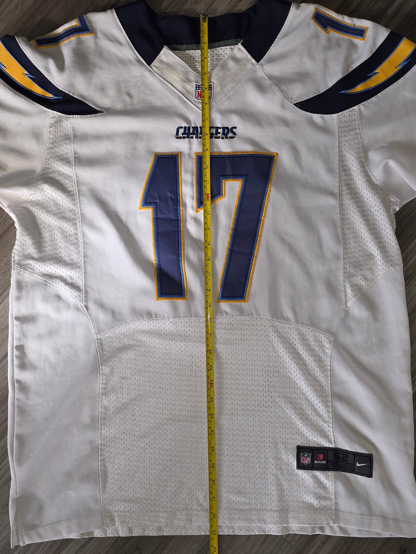 Chargers Phillip Rivers Jersey Men's Size 52 Short Sleeve