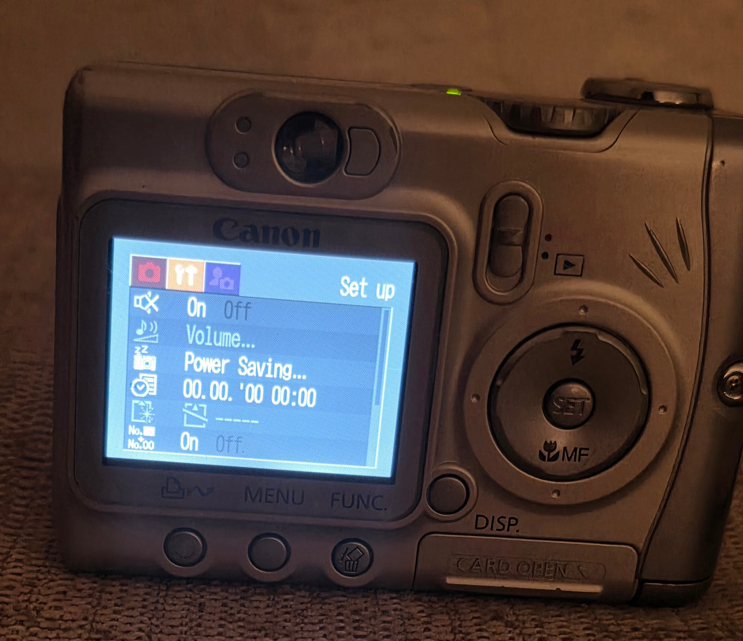 Canon PowerShot A520 4.0MP Digital Camera - Silver TESTED Read Description