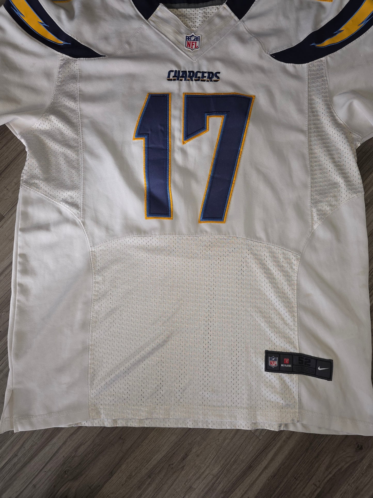 Chargers Phillip Rivers Jersey Men's Size 52 Short Sleeve