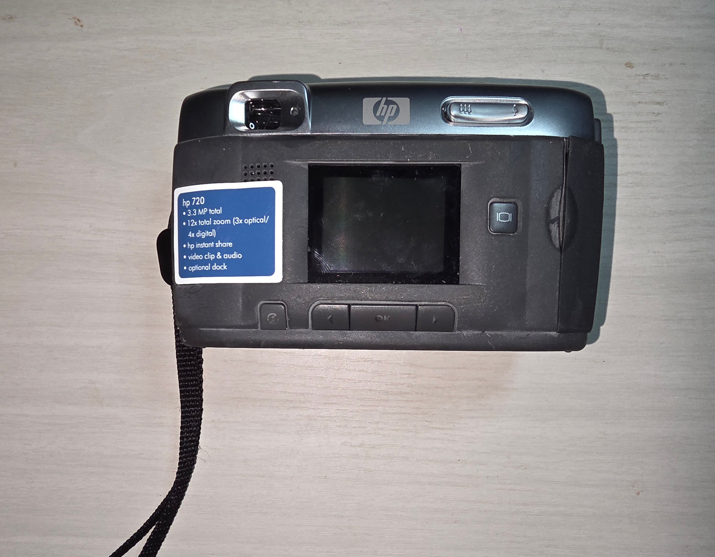 HP 12 x zoom camera not tested