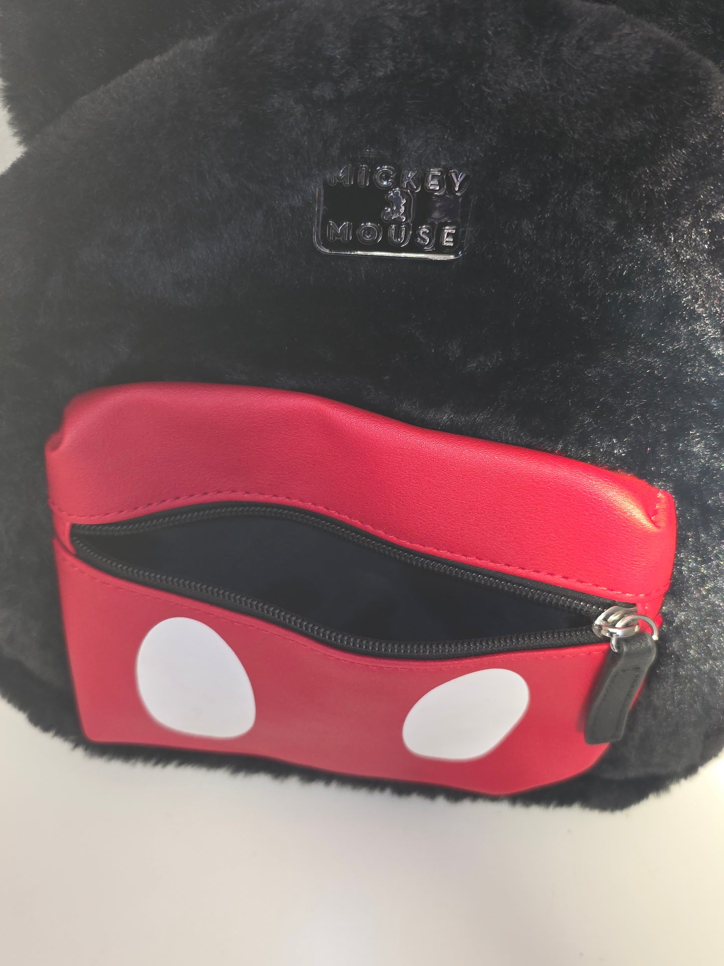 Disney Loungefly Mickey Mouse Ears Faux Leather Mini Backpack Purse
