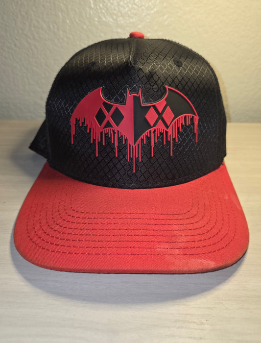 Batman snapback hat black/red