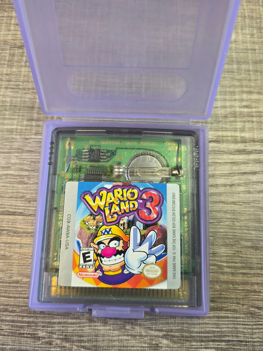 Wario Land 3 Cartridge Only (Nintendo Game Boy Color, 2000) Tested