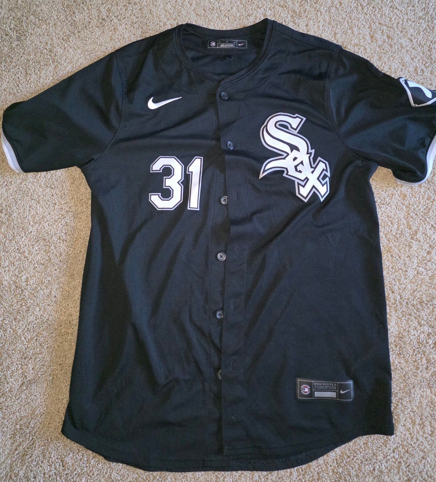 Nike  Hendriks #31 Chicago White Sox MLB Black Jersey Men’s Size Medium
