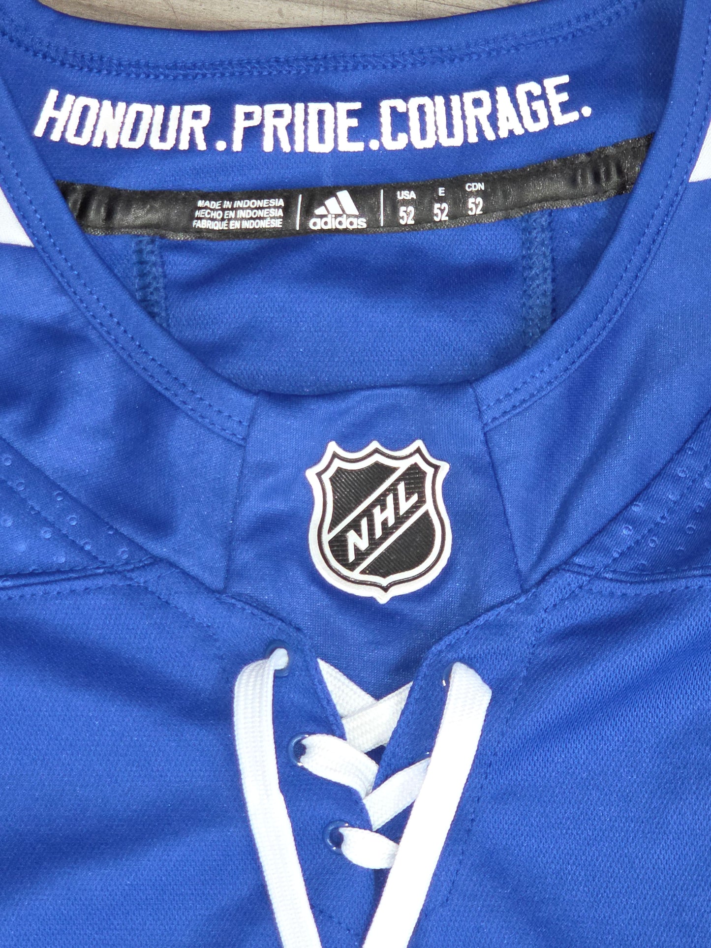 Adidas Mitch Marner Toronto Maple Leafs NHL Hockey Jersey Fight Strap 52 #16