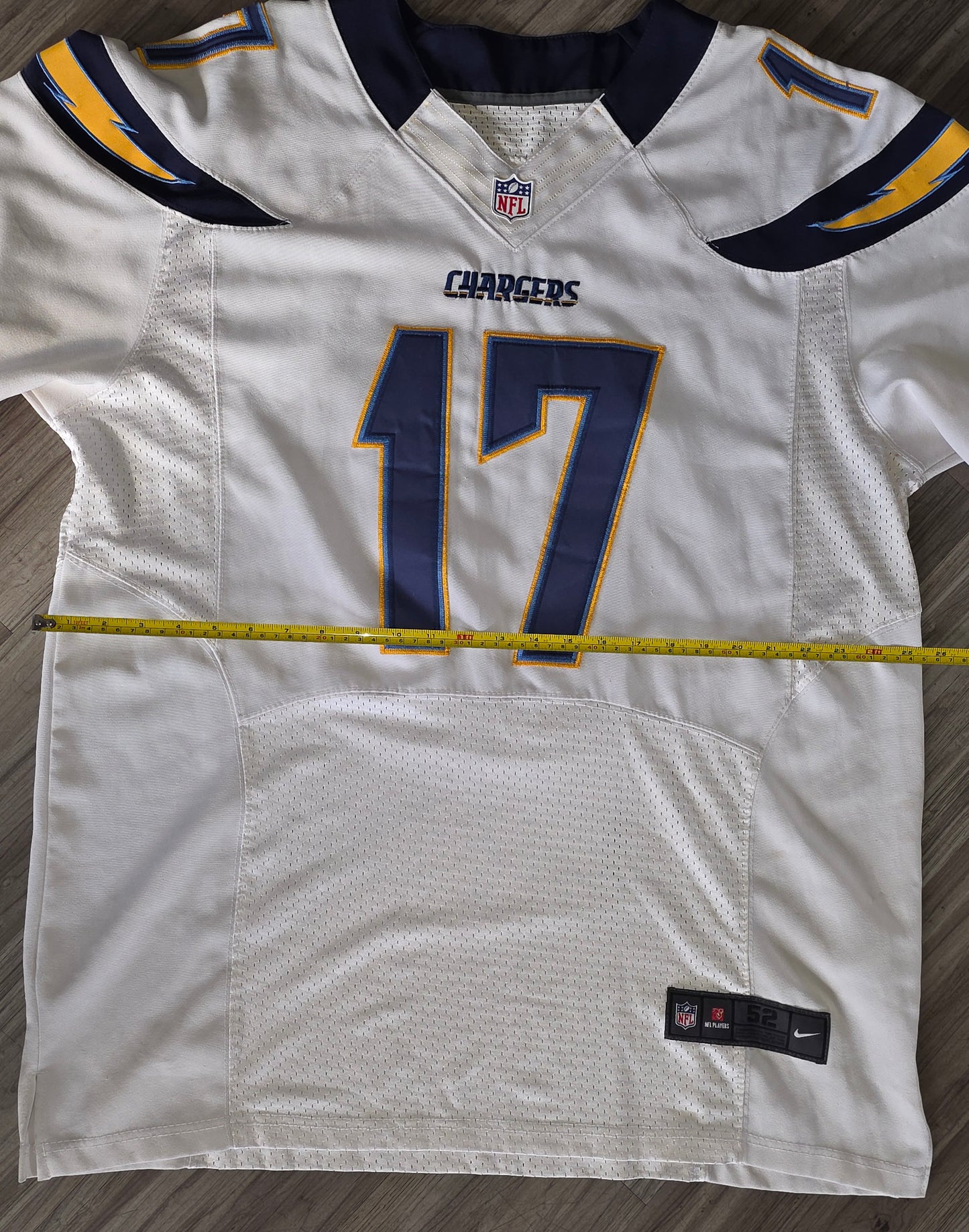 Chargers Phillip Rivers Jersey Men's Size 52 Short Sleeve