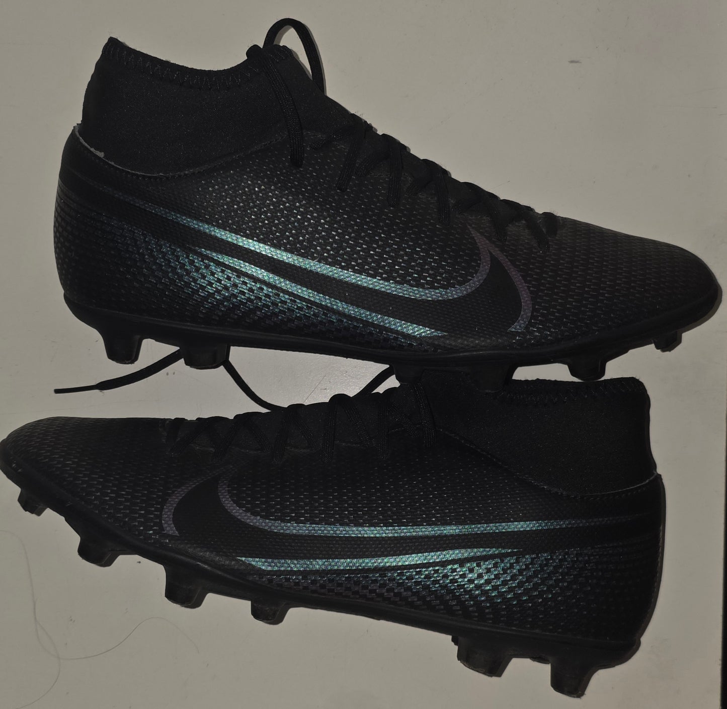 Nike Mercurial Superfly Size 9 Soccer Cleats Mens Black