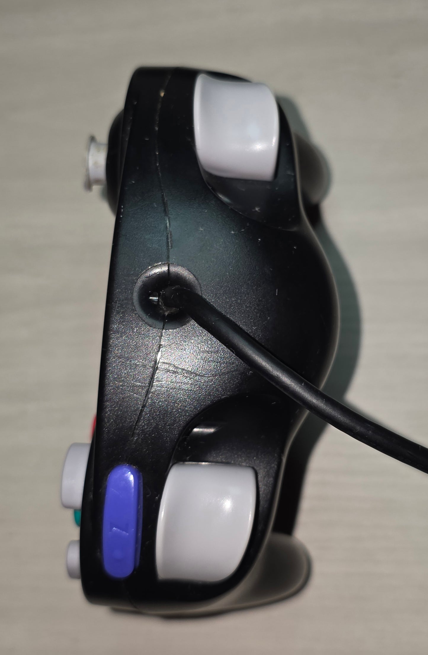 Nintendo GameCube Controller Black OEM Original DOL-003 - Toggle Wear - Tested