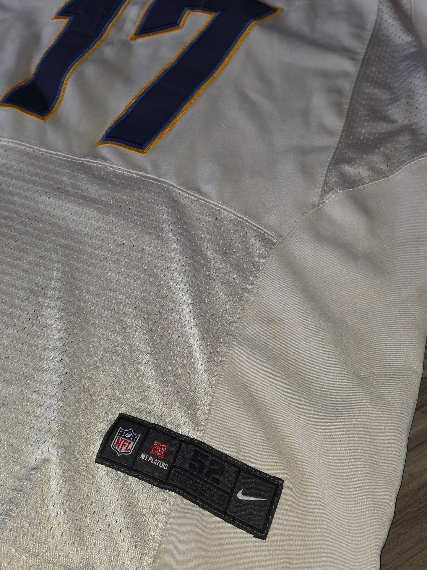 Chargers Phillip Rivers Jersey Men's Size 52 Short Sleeve