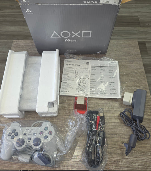 Sony PlayStation 1 PSOne PS1 Slim SCPH- 103 Console  Open Box