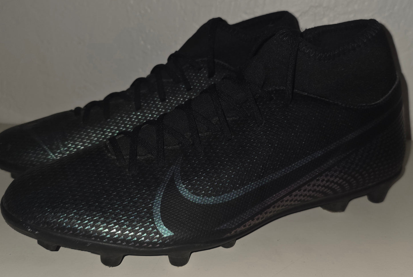 Nike Mercurial Superfly Size 9 Soccer Cleats Mens Black