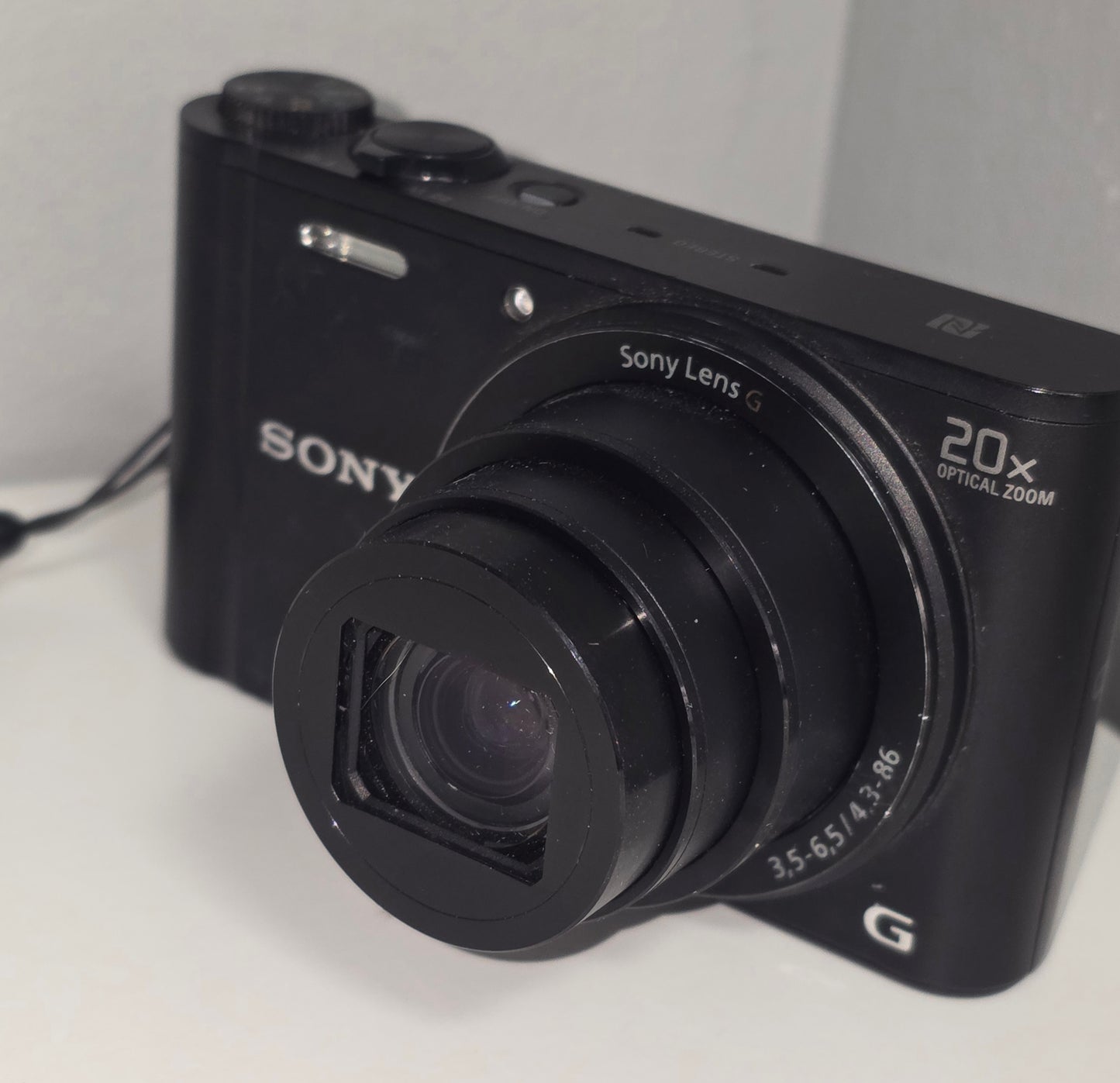 Sony Cyber-Shot WX350 18.2MP Digital Camera - Black With Battery