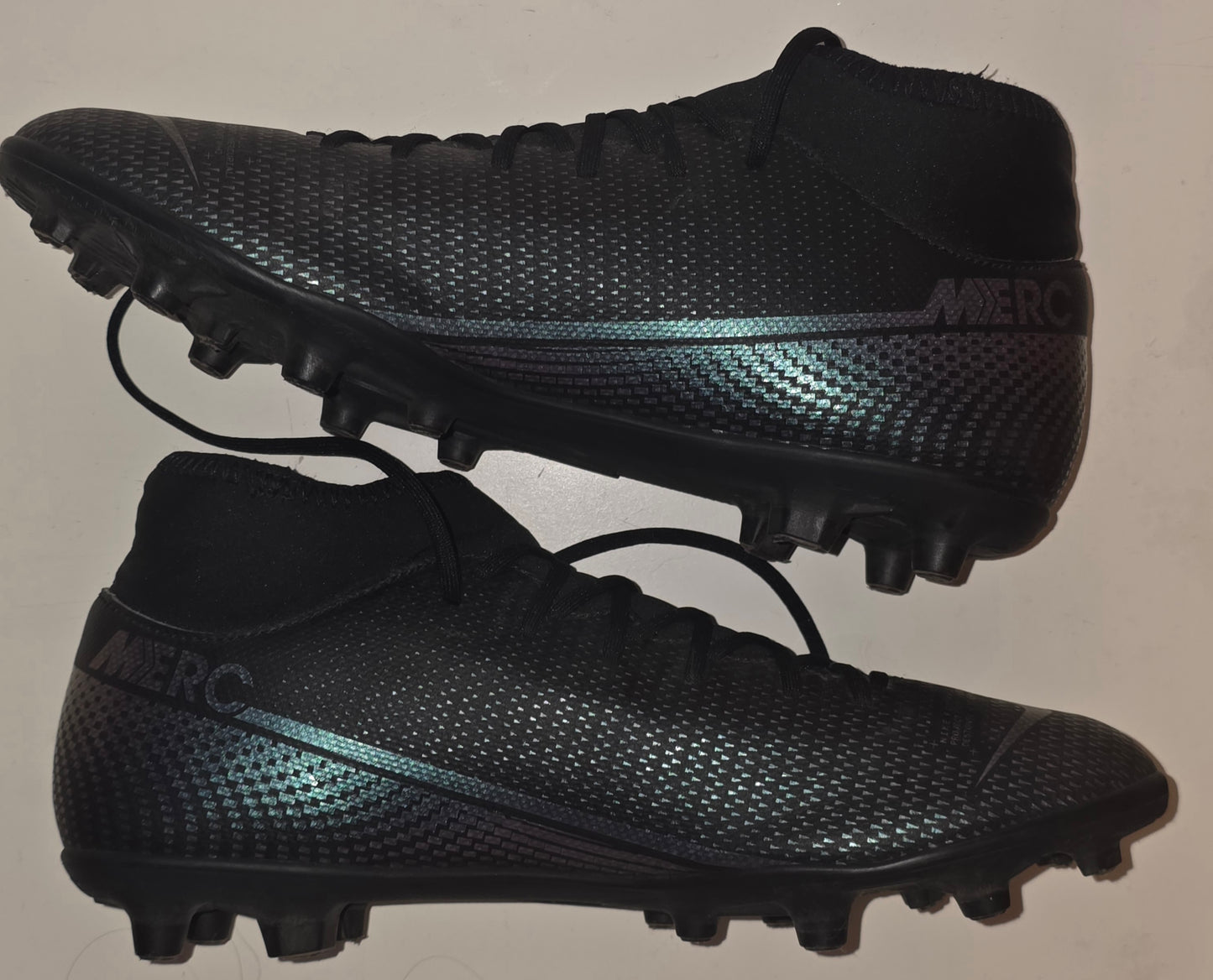 Nike Mercurial Superfly Size 9 Soccer Cleats Mens Black