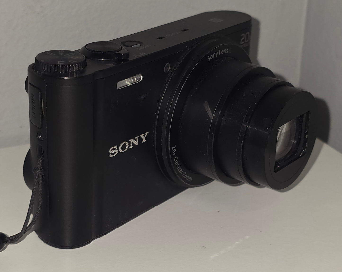 Sony Cyber-Shot WX350 18.2MP Digital Camera - Black With Battery
