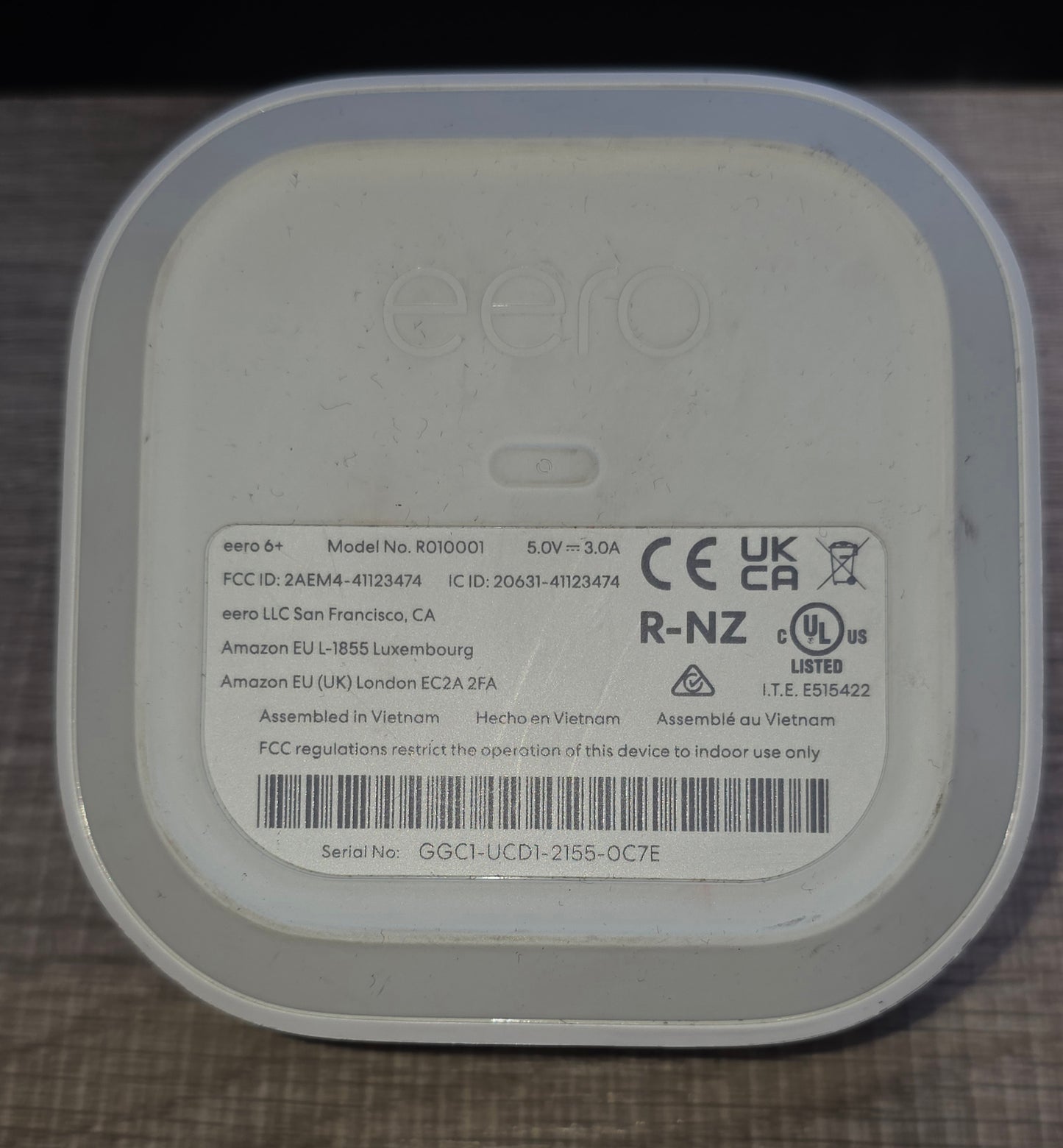 Eero 6 Plus Dual Band Mesh Wi-Fi 6 Router R010001