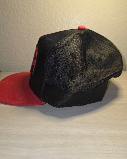 Batman snapback hat black/red