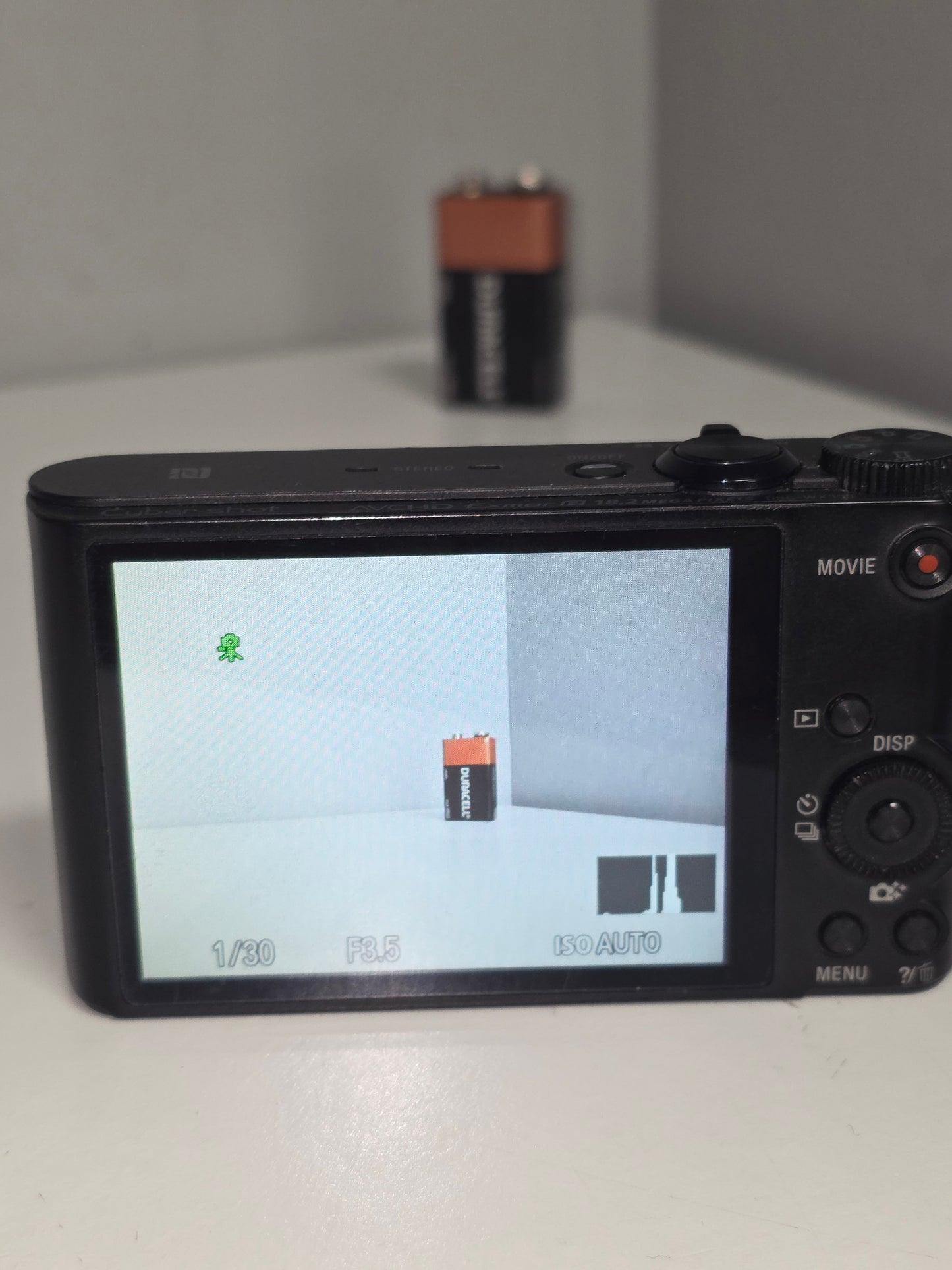 Sony Cyber-Shot WX350 18.2MP Digital Camera - Black With Battery