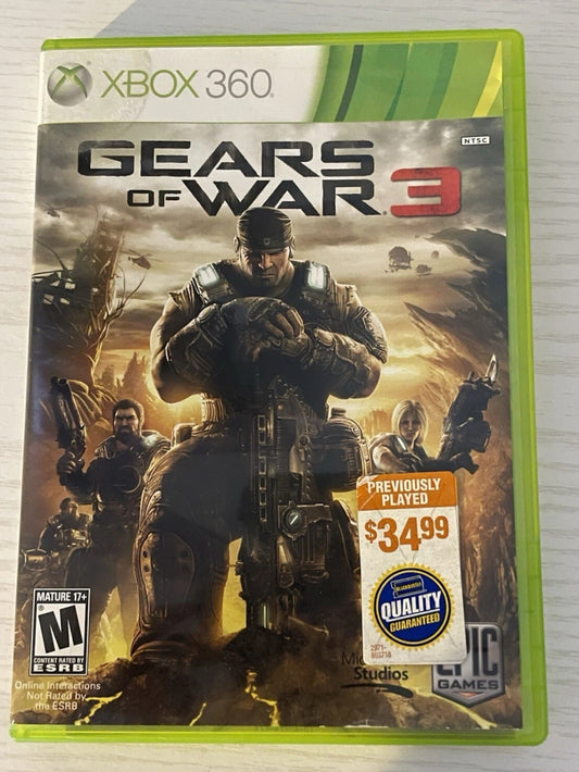 Gears of War 3 Xbox 360